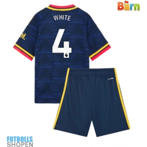 Billiga Arsenal Ben White #4 Bortatröja Barn 2026-27 Kortärmad (+ Korta byxor)